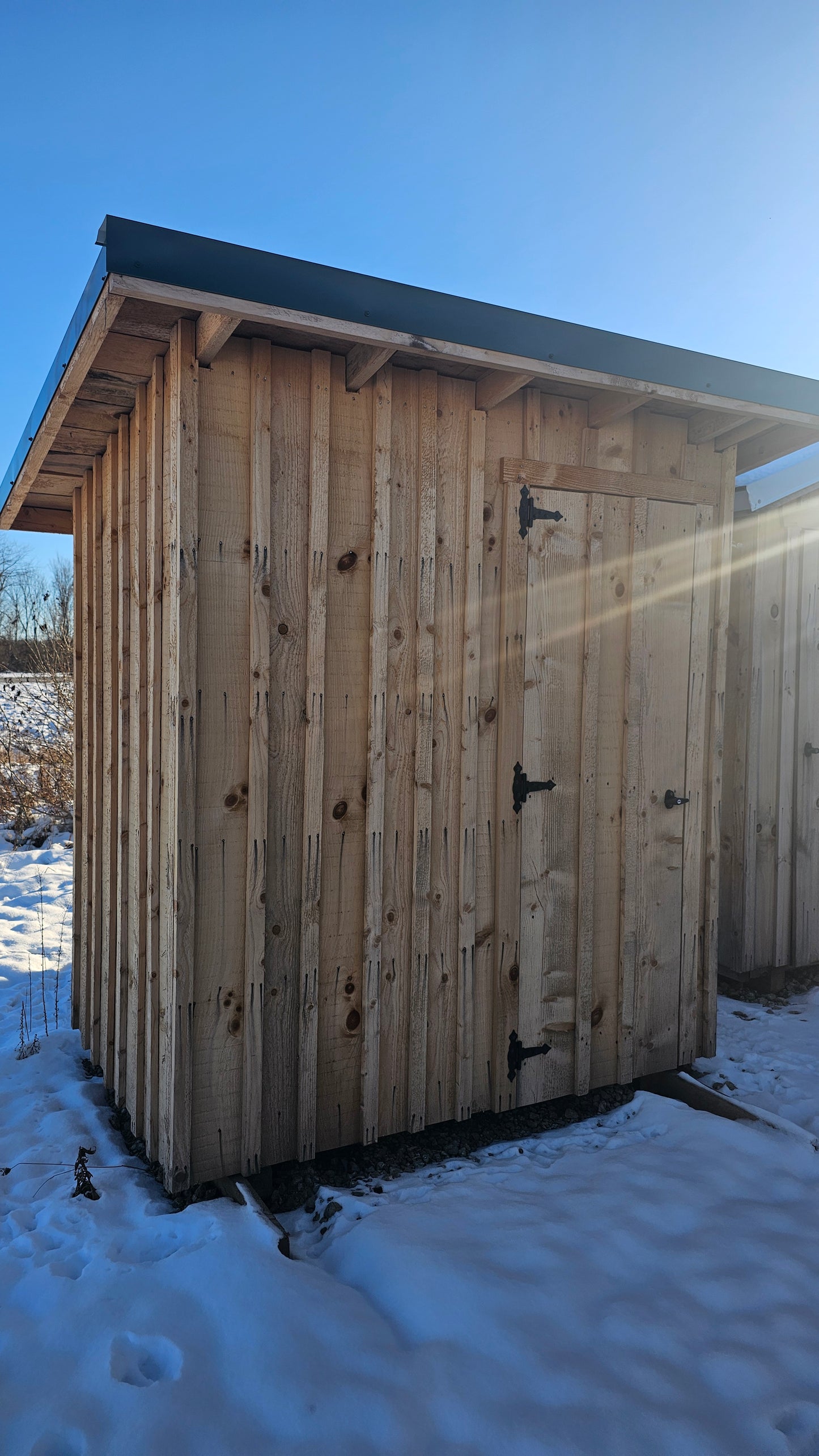 4’x6’ Amish Made Rough Sawn Storage Building*