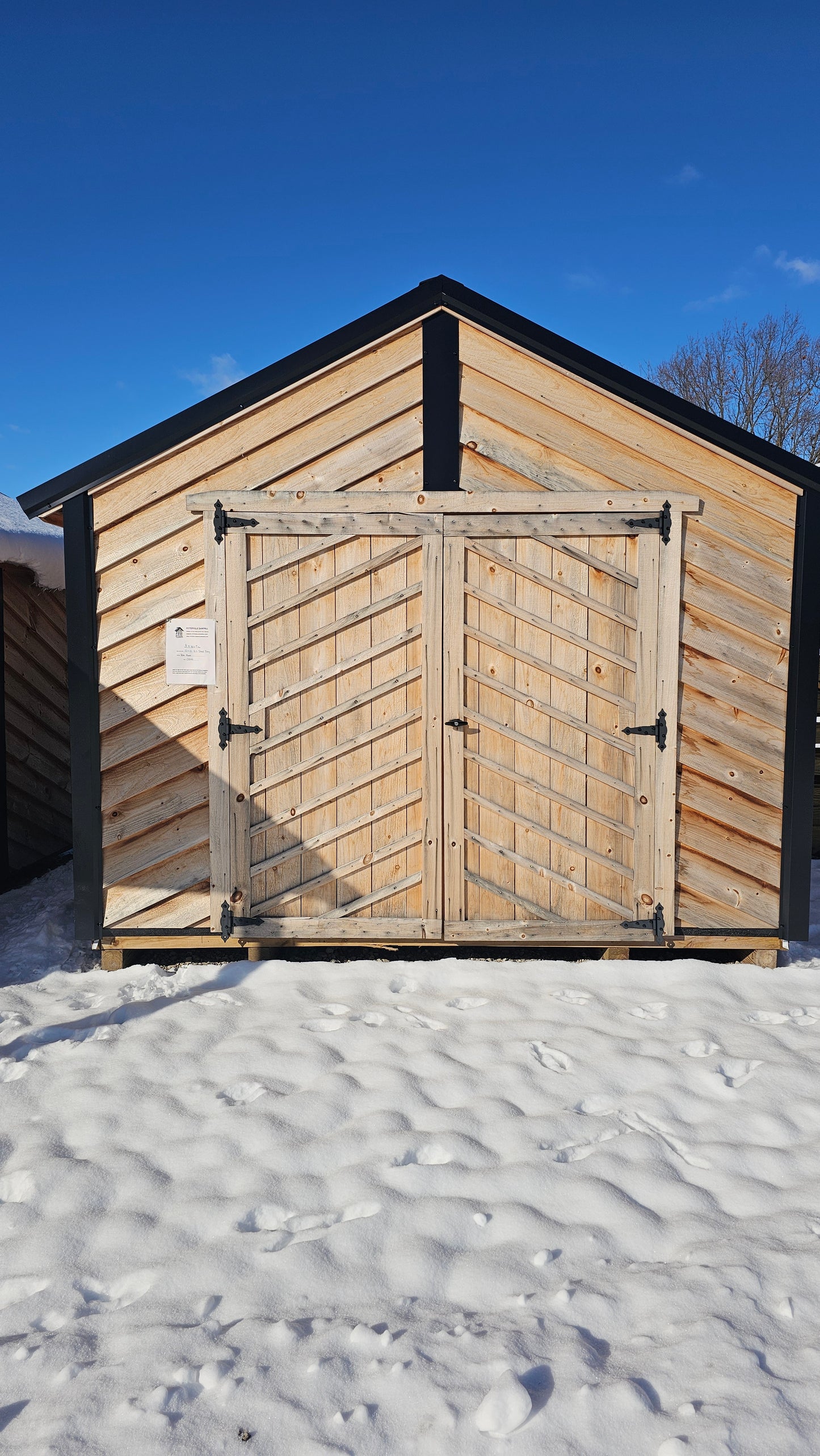 10×12 RS Shed – Black Roof