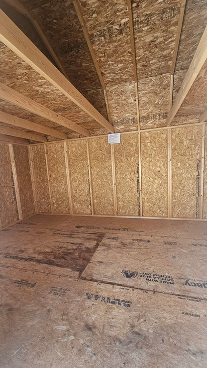 Lofted Garden Shed 12x16