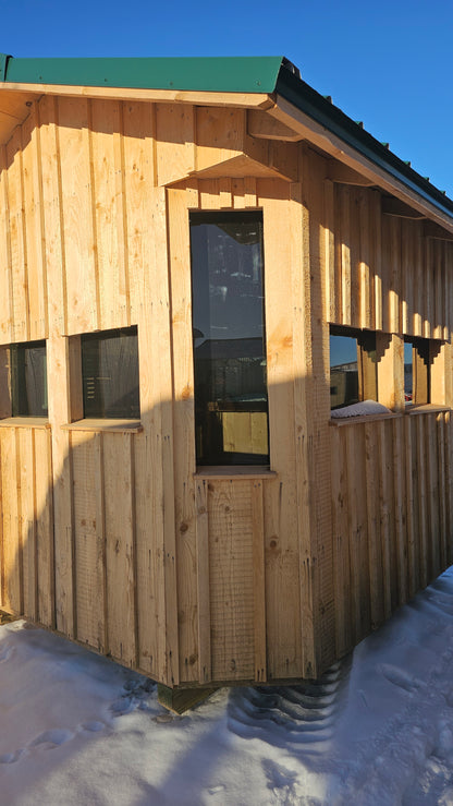 Premium Hunting Shed – Multi-Window Shooting Design 8x8