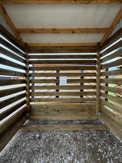 8'X8' Amish Made Firewood Shelter*